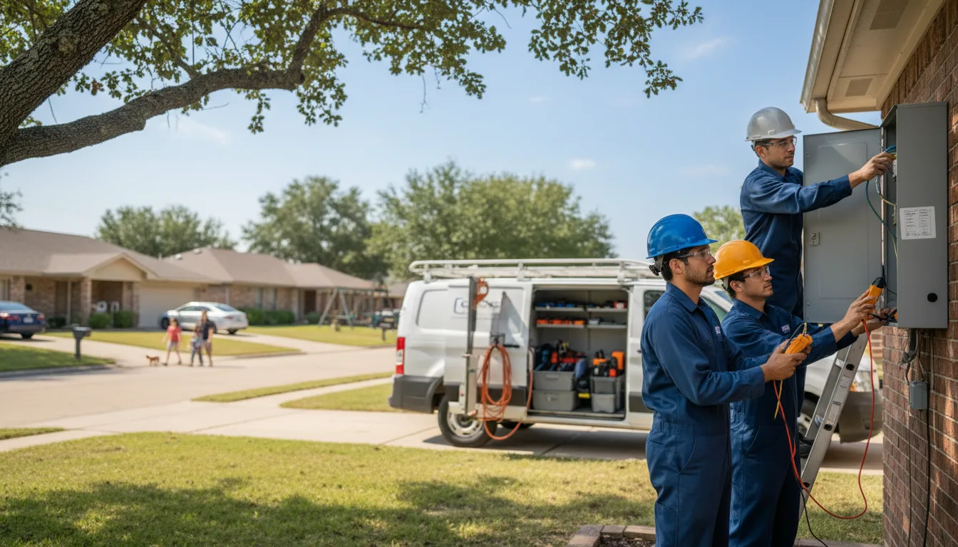 Certified electrician providing emergency electrical services in Peak, SC